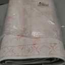 Pink 2x6 Runner Rug for Hallways Bed Side Kitchen, Boho Washable Distressed Low-Pile Floor Entryway Long Bathroom Mat, Non-Slip Laundry Room Washstand Front Carpet Green 24x72 Inch