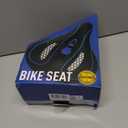 Everlasting Comfort Bike Seat Cushion (10"x8") - Universal Fit for Mountain, Stationary, Cruiser Bikes - Easy Assembly - Comfortable Memory Foam Bike Saddle - Bike Seats for Men - Bike Seats for Women