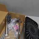 Wide Rain Shower Head With 5 Modes Handheld Showerheads, High Pressure Showerhead Combo with Extension Arm for Bathroom Accessories, Adjustable Shower Head with Anti-Clog Nozzles (Chrome)