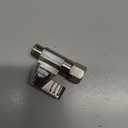 Brass Ball Valve - 1/4"Comp Male x 1/4"Comp Female Swivel Shut off Valve, Quarter Turn Stop Valve for Switching and Adjusting the Inlet Water Flow of Refrigerator,Ice Maker and Large Humidifier(1 PCS)