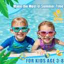 Kids sunglasses bulk,Kids Sunglasses Party Favor with UV400 Protection for Kids, Boys and Girls Age 3-8