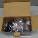 Partsam 10Pcs 2.5" Round Amber 13 LED Side Marker Clearance Lights with Reflectors for Truck Trailer RV, Grommets and Pigtails Include, Clear Lens, Sealed Waterproof, Flush Mount, 12V