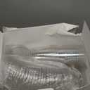 12oz Disposable Stemless Glasses With Strawless Sip Lids,PET Disposable Drinking Cups,Clear Plastic Wine Glasses for Parties Birthday,Wedding,Meeting,Christmas Party Supplies. (100, Transparent)