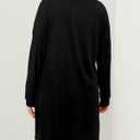 KISSMODA Women's Long Sleeve Tunic Tops Fall for Leggings Casual Long Tunics with Pockets T Shirts Loose S-3XL (XL)