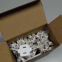 HISHINY Christmas Lights 100 Count Mini Clear Lights 32ft White Wire Christmas Tree String Lights Set for Outdoor Indoor Christmas Decorations Wedding Valentines Day Decor,UL Certified (32 Feet)