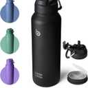 BOTTLE BOTTLE 40 oz sports water bottle stainless steel insulated water bottle with straw and pills holder
