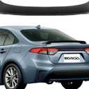 SCITOO ABS Spoiler Wing Fits for 2014-2019 for Toyota for Corolla 1PC Matte Black Rear Trunk Spoiler Wing