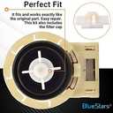 BlueStars Upgraded 8540024 Washer Drain Pump Replacement - Compatible with Whirlpool Kenmore Maytag Washing Machines - Replaces W10117829 PS11757304 W10130913