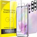 JETech Screen Protector for Samsung Galaxy A35 5G 6.6-Inch with Camera Lens Protector, 9H Tempered Glass Film, HD Clear, 2-Pack Each