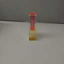 Acrylic Vase, Bud Vase for Centerpieces, Maximalist Decor Cute Flowers Vases for Modern Home, Office, Bedroom, Living Room, Dining Table (Fluorescent Pink, Sunny Orange)