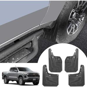 Mud Flaps for Chevrolet Colorado 2025 2024 2023 Without Fender Flare - NO Need to Drill Holes Wheel Lip Molding Front & Rear Splash Guard for Chevy Colorado Accessories (Not Fit for GMC Canyon)