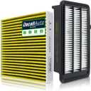 Engine & Cabin Air Filter Set for Honda Civic 1.5L Gas (2016-2021) NOT FOR 2.0L, Replace 80292-TF0-G01, 17220-5AA-A00