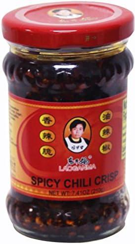 Lao Gan Ma Crisp Chili Spicy, 7.41 oz Pack of 2