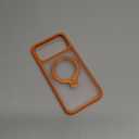 TORRAS Q3 Spin for iPhone 17 Pro Max Case with 360 Magnetic Stand, Wireless Charging Compatible, Hard PC Case for 17 Pro Max Phone Case with Stand, Translucent Cosmic Orange