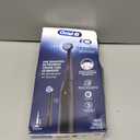 Oral-B Rechargeable Electric Toothbrush, iO2 Starter Kit, 3 Cleaning Modes, Automatic Pressure Sensor to Protect Gums, 2 Brush Heads, Night Black