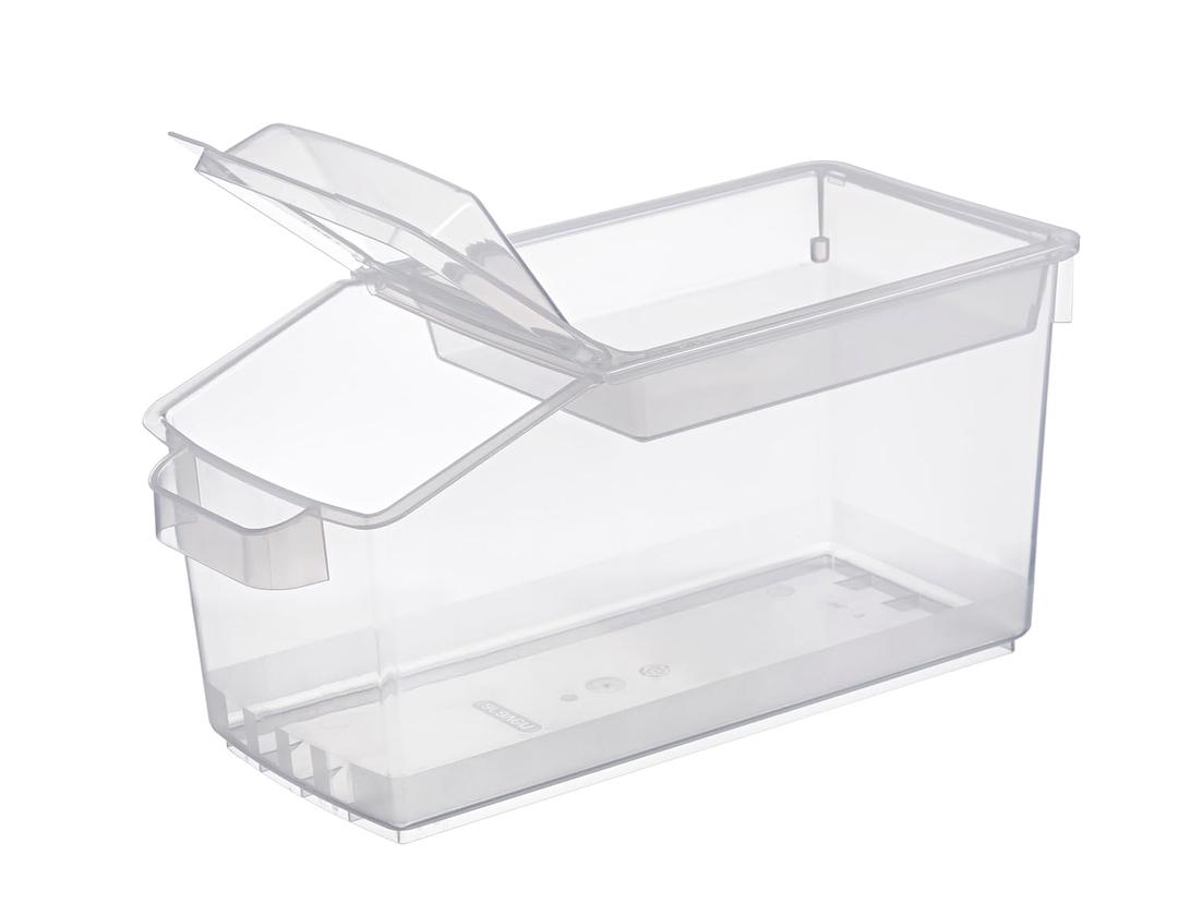 Araven Ingredient Bin, Storage Container for Large Quantity Ingredients, Use in Commercial or Home Kitchen, 3.6 Gallons, 1 Count, White, 8 7/8" x 9" x 19".