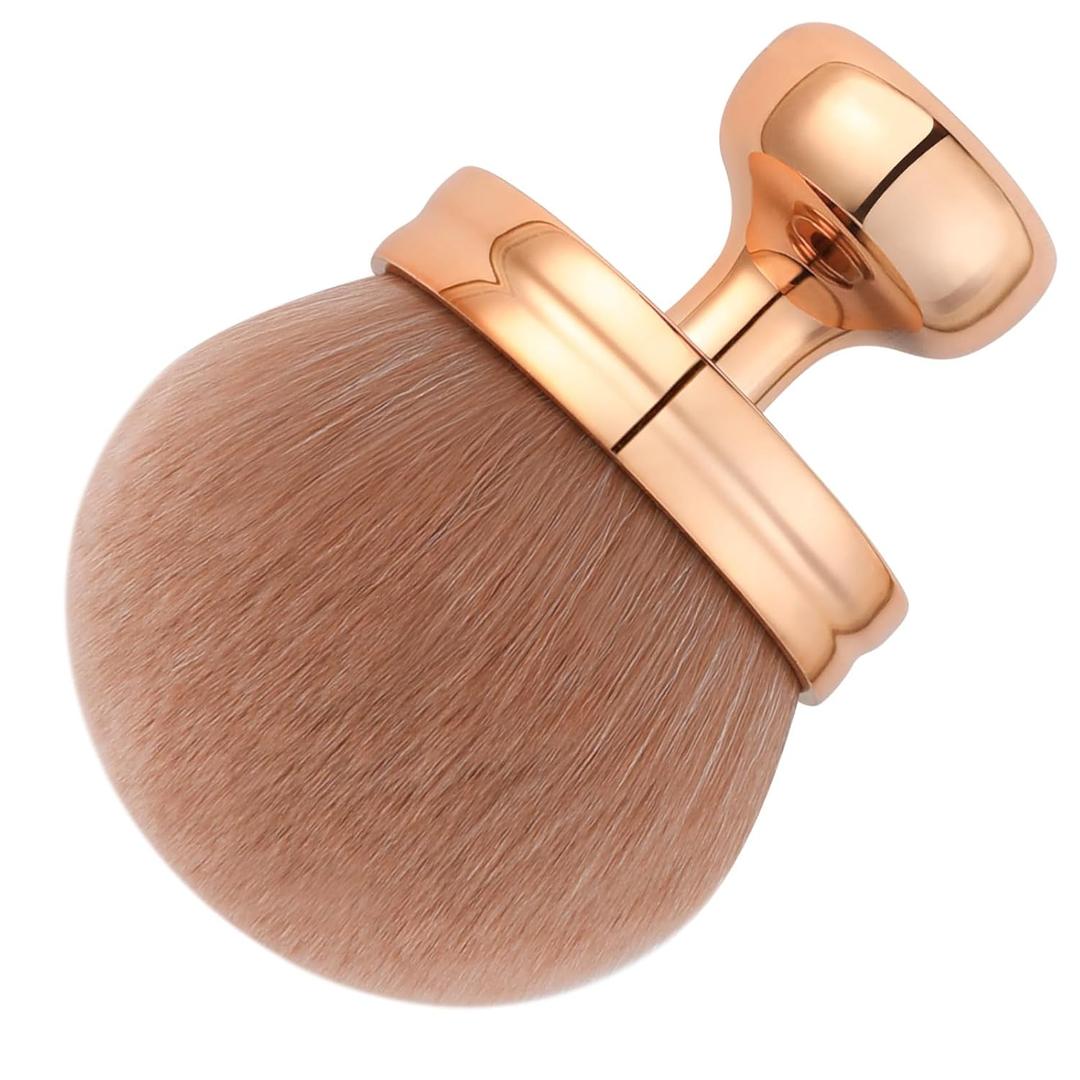 docolor Extra Large Body Makeup Brush For Self Tanner, 3 Inch Width Self Tanning Blend Brush, Soft synthetic hair, Powder, Foundation, Blusher, Bronzer, Face and Body Brush Gift box (Brown)