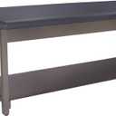 Master Massage 30" Bahama Stationary Massage Table – Heavy-Duty Clinic & Treatment Bed with Open Storage Shelf – Agate Blue