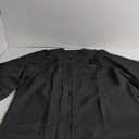 MyGradDay Unisex Matte choir robes for church Baptism Officiant Confirmation Costume,Graduation Gown Pastor & Judges Robe (57, Black)