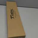 TONIAL Gold Curtain Rods 32 to 58 Inch(2.6 to 4.8 ft), Adjustable Splicing Window Curtains rod, 3/4 Drapery Rods for Windows 20 to 53 Inch, Decorative Single Rod with Modern Cap Finial