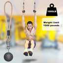 SELEWARE Non-Slip Pull Up Power Balls, Rock Climbing Grips for Strength Training, Forearm and Hand Exerciser for Chin Up Bar, Kettlebell, Barbell, Resistance Band Handles, Home Gym Workout Equipment