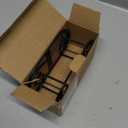 LIONWEI LIONWELI Wall Mount Plate Display Stands - Vertical Metal Holders for Decorative Plates, Picture Frames and Artwork - Black (2 Pieces) (Large)