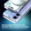 ALTURIZ for iPhone 16 Case [6.1"] Crystal Clear, [Military-Grade Protection], Shockproof, Non-Yellowing, Anti-Scratch, Women Mens Girls Boys, Clear Phone Case for iPhone 16, Clear