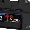 Uniden R7 EXTREME LONG RANGE Laser/Radar Detector, Built-in GPS, Real-Time Alerts, Dual-Antennas Front & Rear w/Directional Arrows, Voice Alerts, Red Light and Speed Camera Alerts