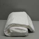 Mainstays Waterproof Fitted Vinyl Mattress Protector, White, 80"X 54" In