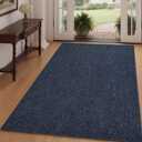 jxgzyy 2'11" x 4'11" Entryway Runner, Heavy Duty Carpet Runners with Non Slip TPR Backing, Waterproof Door Rugs for Hallway, Front Door Indoor Entrance with Kids & Dogs Grey
