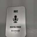 Voice Recorder 16GB Capacity Voice Activated Recording Device Digital Voice Recorder for Lectures, Meetings, Interviews Audio Recorder with USB Rechargeable WAV/MP3 Tape Recorder (16GB)