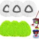 3 Pack Mop Heads Replacements for Ocedar, Mop Replace Head for O Cedar Easy wring 1 Tank System, Microfiber & Chenille Mopp Refills for Floor Cleaning, Dry/Wet Use, Machine Washable