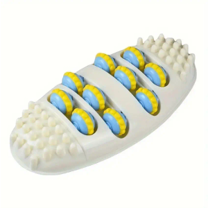 Massor Dual Foot Massager Roller Stress Reliever Massage Original Shiatsu Acupressure Relaxation (Excellent Plastic)