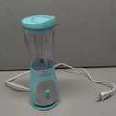 Mueller Personal Blender for Shakes and Smoothies with 15 Oz Travel Cup and Lid, Juices, Baby Food, Heavy-Duty Portable Blender & Food Processor, Turquoise