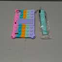 DETUOSI Silicone Case Compatible with Samsung Galaxy Tab A 8.0 2019 Without S Pen Model (SM-T290/T295/T297), Lightweight Protective Cover with Strap for Galaxy Tab A Case 8.0" 2019, Dazzling Pink