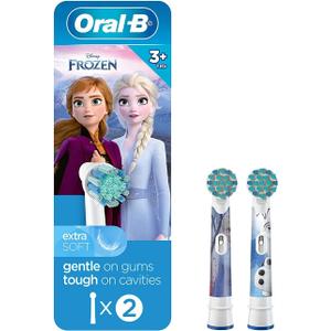Oral-B Kids Extra Soft Replacement Brush Heads Featuring Disney's Frozen, 2 Count, Kids 3+