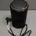 QQT 1500W Ceramic Space Heater with Thermostat, Remote Control,12H Timer,70 Oscillation - Portable Desktop Electric Heater with High-Res Touchscreen,Child Lock for Bedroom,Office, Indoor Use,Black