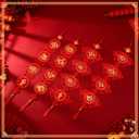 Vercraft 2 Set Vietnamese New Year Red Hanging Couplets 2026 Vietnamese Lunar New Year Decorations Spring Festival Banner Traditional Vietnam Door Sign(Traditional)