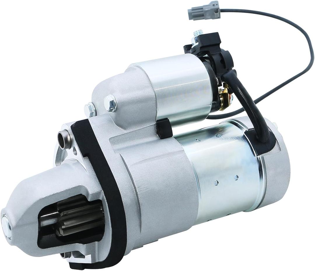 Starter Replacement New for 09-19 Nissan 370Z V6 3.7L, 08-13 Infiniti G37, 11-13 M37, 14-19 Q50 Q60 Q70, 15-19 Q70L,14-17 QX70 QX50, 2013 EX37 FX37, 11-12 G25 2.5L, 23300-EY00E 23300-EY00A 23300-EY00C