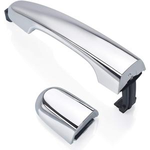FAERSI Exterior Door Handle Rear Left Driver Side Chrome Handle Replacement for Kia Sorento 2011 2012 2013 2014 2015, OE 826512P010 836522P010