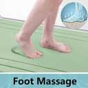 Arotive Memory Foam Bathroom Rug Mat 47x24, Ultra Soft and Absorbent Bath Mat, Machine Wash Dry, Comfortable Bath Rug Carpet for Bathroom Floor, Tub and Shower, Sage Green