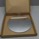 DARENYI 8 inch Glass Round Mirror Circle Wall Mounted for Bathroom, Living Room, Home Decor, Small Round Mirror Plate Trays for Wedding Table Centerpieces (7.9"L x 0.1"W)