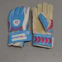 Sportout Goalkeeper Gloves with Finger Protect - Breathable Soccer Gloves, 4mm Latex, for Kids, Youth and Adult (8, Blue)