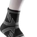 McDavid 5132 Elite Engineered Elastic Ankle Sleeve with Compression Ankle Support for Relief from Ankle Injuries (Medium, BLACK)