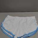 MIZOK Mens Cotton Booty Boxer Short Low Rise Split Side Workout Gym Lounge Shorts (Small, White)