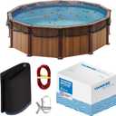 Yankee Pool Leaf Net Cover for 21 Ft. Above-Ground Round Pool - Heavy-Duty 0.15, Net to Protect from Leaves, Debris | Leaf Catcher to Prevent Clogging