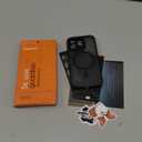 Designed for iPhone 15 Pro Case, Compatible with MagSafe, with Privacy Screen Protectors X2, [Camera Protection] [15FT Military Drop Protection] Shockpoof Phone Case, 6.1'', Black