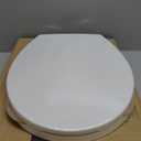 Toilet Seat, Round Toilet Seat with Slow Close Hinges, Two Sets of Parts, Never Loosen, Easy Installation and Cleaning, Durable PlasticFor Most Standard Round Toilet Seats, 16.5"L x 14"W