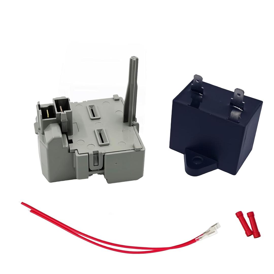 WR08X22874 Refrigerator Relay and Overload Kit for Refrigerator Compressor Start Device