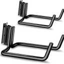 4 Pack E-Track J Hook Hanger with Tie Down Anchor for E Track Accessories for Enclosed Trailer Cargo Tie Down Systems in Trucks, Trailers